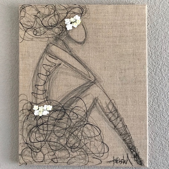 Anticipation. Original painting by Keisha